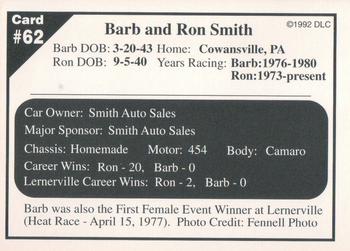 1992 Donny's Lernerville Speedway Part 2 #62 Barb Smith / Ron Smith Back
