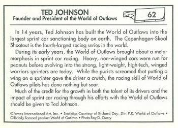 1991 World of Outlaws #62 Ted Johnson Back