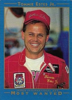1993 World of Outlaws Most Wanted #6 Tommie Estes Jr. Front