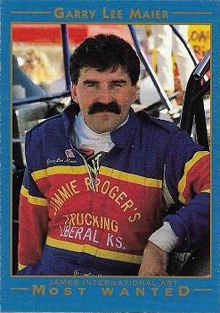 1993 World of Outlaws Most Wanted #8 Garry Lee Maier Front
