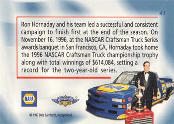 1997 NAPA #41 Ron Hornaday Back