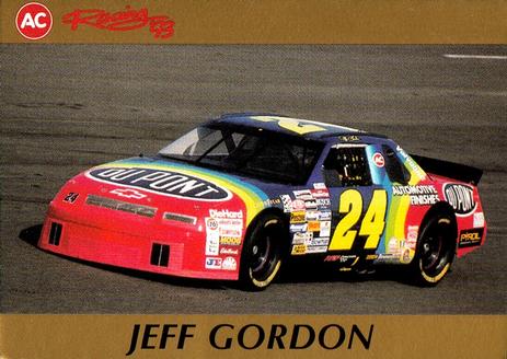 1993 AC Racing Foldouts #NNO Jeff Gordon Front