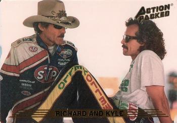 1992-93 Action Packed Richard Petty #RP4 Richard Petty / Kyle Petty Front