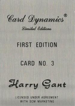 1992 Card Dynamics Harry Gant #3 Harry Gant Back