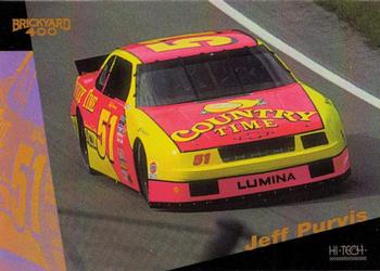 1995 Hi-Tech 1994 Brickyard 400 #27 Jeff Purvis Front