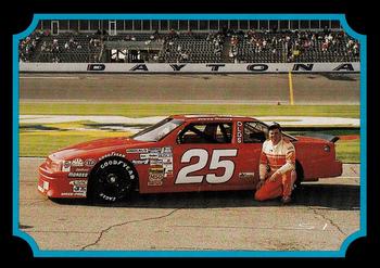 1992 Limited Editions Jimmy Hensley #3 Jimmy Hensley with Car Front