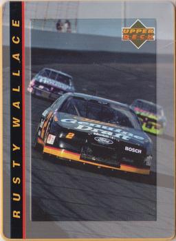 1995 Metallic Impressions Upper Deck Rusty Wallace #6 Rusty Wallace Front