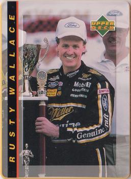 1995 Metallic Impressions Upper Deck Rusty Wallace #9 Rusty Wallace Front