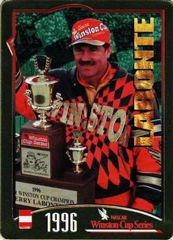 1996 Metallic Impressions Winston Cup Champions #1996 Terry Labonte Front