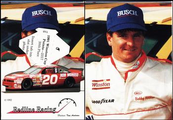 1992 Redline Racing Standups #20 Bobby Hillin Jr. Front