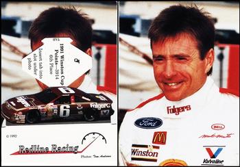 1992 Redline Racing Standups #6 Mark Martin Front