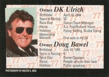 1994 USAir Racing Team #NNO D.K. Ulrich Back