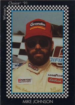 1991 Winner's Choice New England #26 Mike Johnson Front
