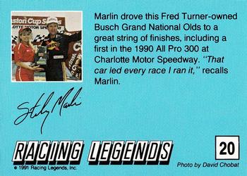 1991 Racing Legends Sterling Marlin #20 Sterling Marlin's car Back
