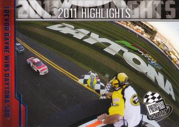 2012 Press Pass - Blue Foil #91 Trevor Bayne Wins Daytona 500 Front