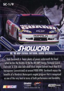 2012 Press Pass - Showcar #SC-1 Dale Earnhardt Jr.'s car Back