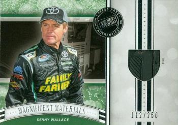 2012 Press Pass Fanfare - Magnificent Materials Silver #MM-KW Kenny Wallace Front