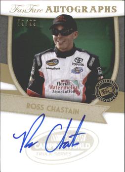 2012 Press Pass Fanfare - Autographs Gold #FF-RC Ross Chastain Front