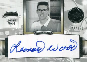 2012 Press Pass Legends - Autographs Silver #LG-LW Leonard Wood Front