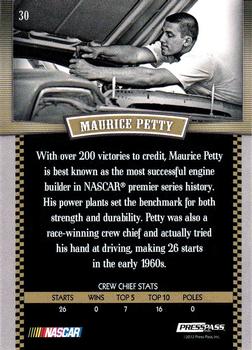 2012 Press Pass Legends - Green #30 Maurice Petty Back