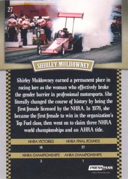 2012 Press Pass Legends - Silver Holofoil #27 Shirley Muldowney Back