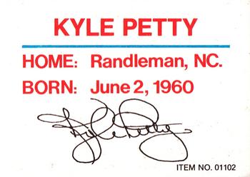 1989-92 Racing Champions Stock Car #01102 Kyle Petty Back