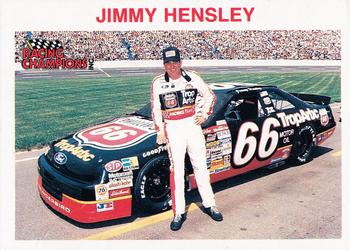 1989-92 Racing Champions Stock Car #01938 Jimmy Hensley Front