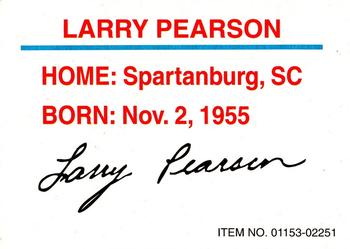 1994 Racing Champions Stock Car #01153-02251 Larry Pearson Back