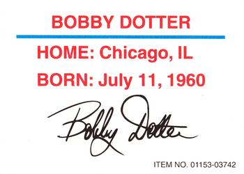 1995 Racing Champions Stock Car #01153-03742 Bobby Dotter Back