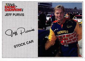 1995 Racing Champions Stock Car #01153-03781 Jeff Purvis Front