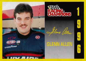 1996 Racing Champions Stock Car #01153-03867 Glenn Allen Jr. Front