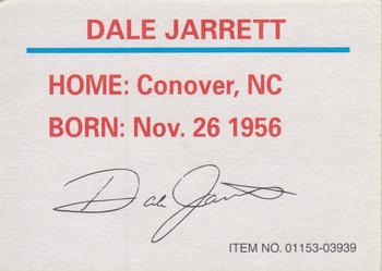 1997 Racing Champions Stock Car #01153-03939 Dale Jarrett Back