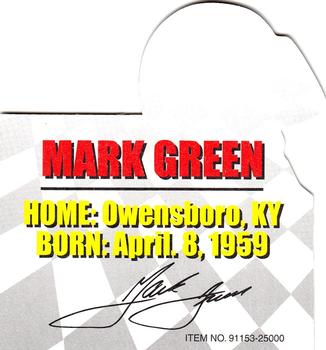 1999 Racing Champions #91153-25000 Mark Green Back