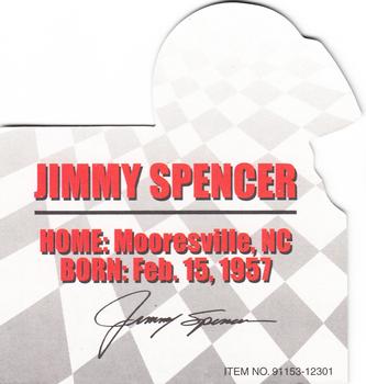 1999 Racing Champions #91153-12301 Jimmy Spencer Back