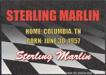 2000 Racing Champions #700092-6HA Sterling Marlin Back