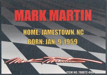 2000 Racing Champions #700072-6HA Mark Martin Back