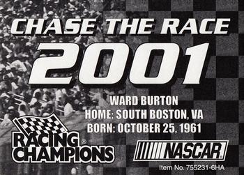 2001 Racing Champions #755231-6HA Ward Burton Back