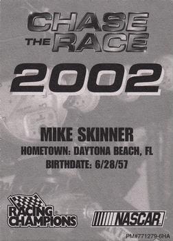 2002 Racing Champions #771279-6HA Mike Skinner Back