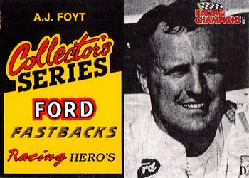 1992 Racing Champions Racing Hero's #01711 A.J. Foyt Front