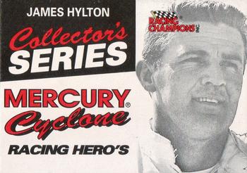 1992 Racing Champions Racing Hero's #02584 James Hylton Front