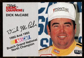 1994 Racing Champions Premier #02814 Dick McCabe Front