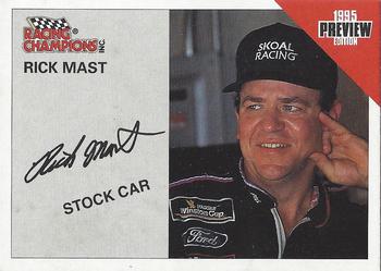 1995 Racing Champions Preview #01153-02212P Rick Mast Front