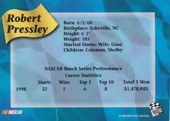 1998 Racing Champions Press Pass #NNO Robert Pressley Back
