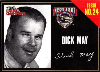 1998 Racing Champions Legends #24 Dick May Front