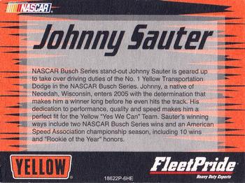 2005 Racing Champions Exclusives #18622P-6HE Johnny Sauter Back
