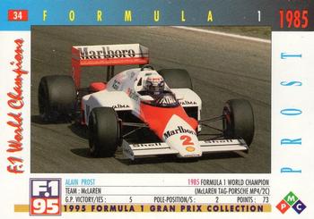1995 PMC Formula 1 #34 Alain Prost Back