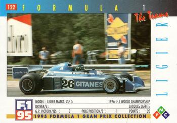 1995 PMC Formula 1 #122 Ligier / Matra JS/5 Back