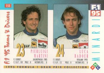 1995 PMC Formula 1 #155 Pierluigi Martini / Luca Badoer Back