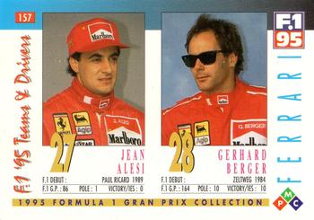 1995 PMC Formula 1 #157 Jean Alesi / Gerhard Berger Back