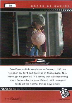 2004 Press Pass Dale Earnhardt Jr. - Bronze #B1 Dale Earnhardt Jr. Back